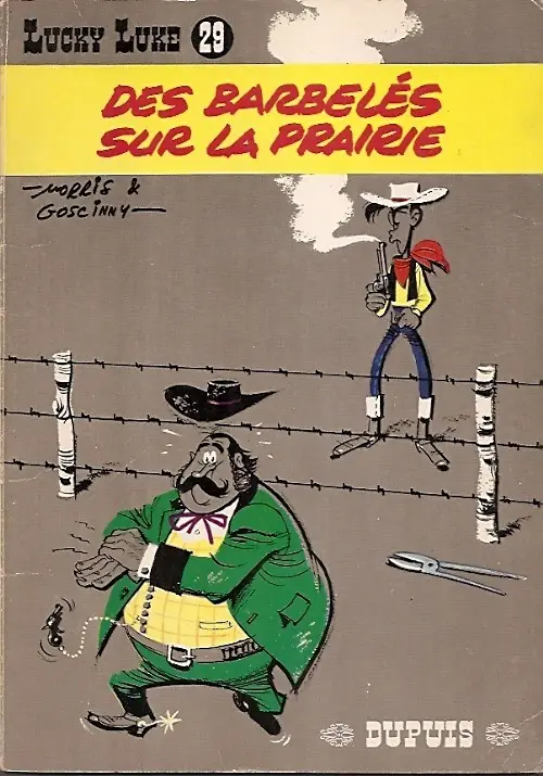 Couverture de l'album Lucky Luke Tome 29 Des barbelés sur la prairie