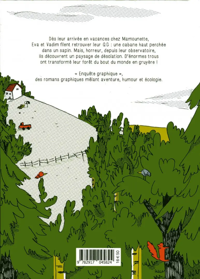 Verso de l'album S.O.S. forêt en détresse