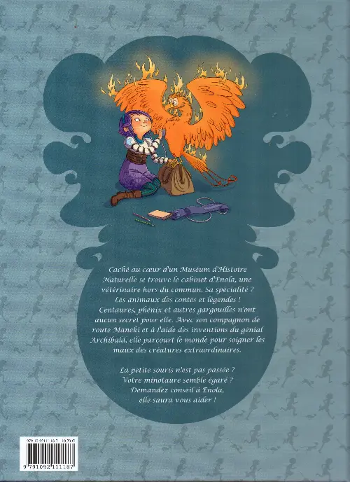 Verso de l'album Enola et les animaux extraordinaires Tome 1 La gargouille qui partait en vadrouille