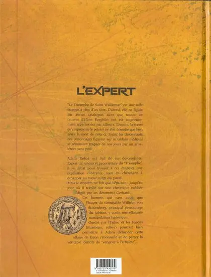 Verso de l'album L'Expert Tome 3 L'Ombre du Connétable