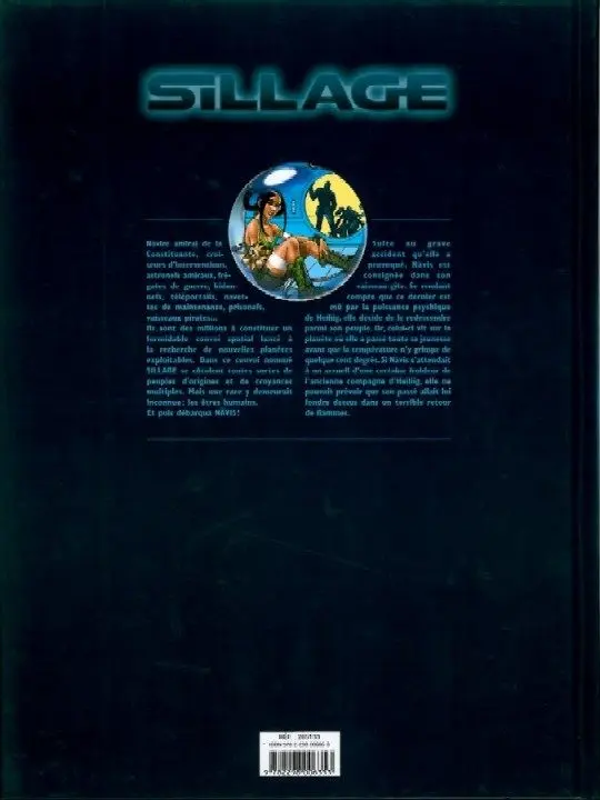 Verso de l'album Sillage Tome 10 Retour de flammes