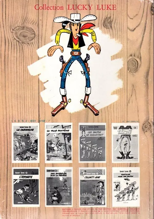 Verso de l'album Lucky Luke Tome 29 Des barbelés sur la prairie