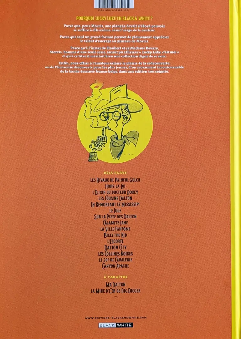 Verso de l'album Lucky Luke Tome 27 Le 20ème de cavalerie