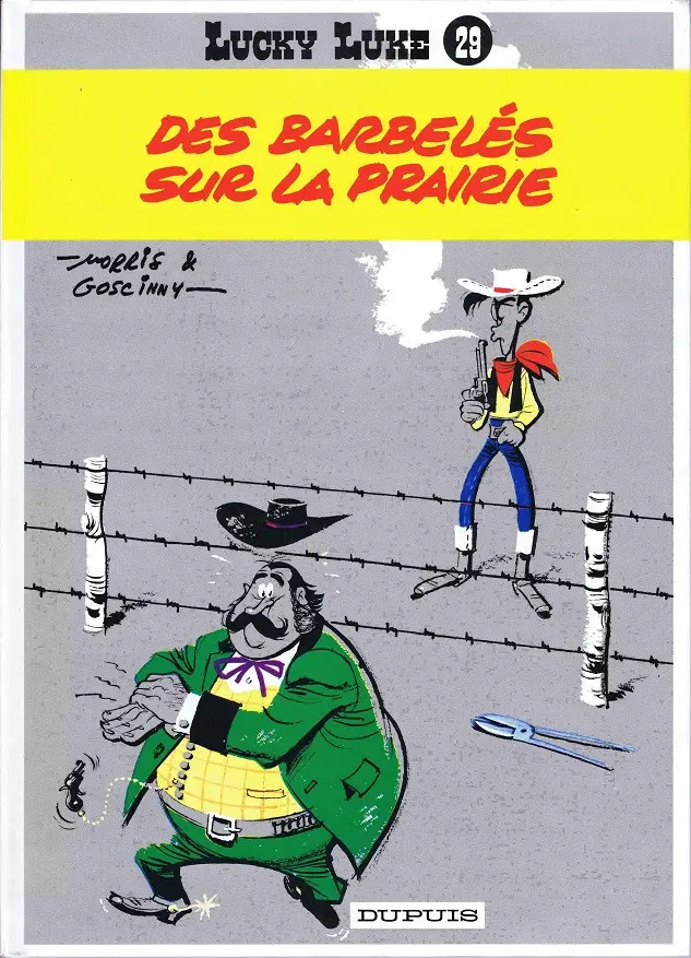 Couverture de l'album Lucky Luke Tome 29 Des barbelés sur la prairie
