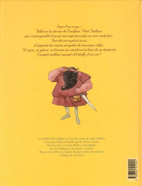 Verso de l'album Le Vaillant petit tailleur