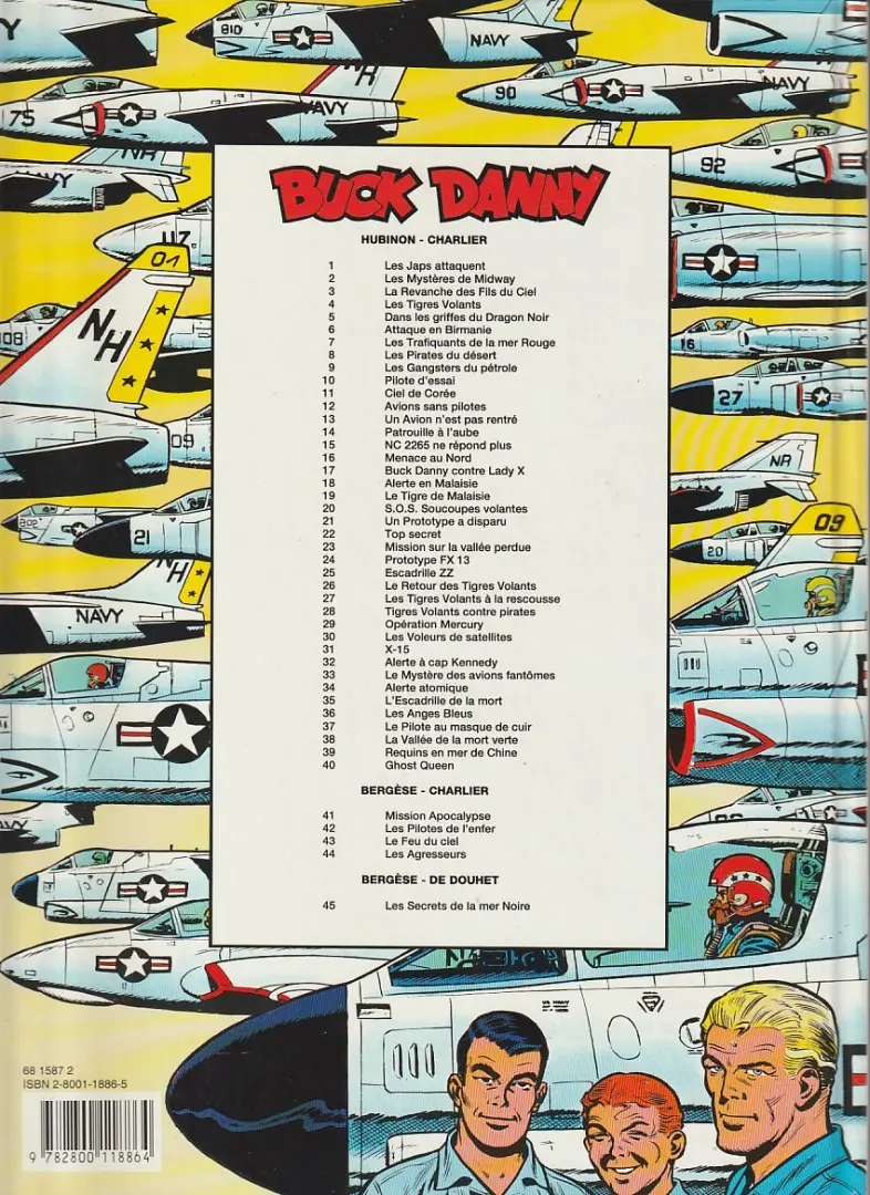 Verso de l'album Buck Danny Tome 44 Les agresseurs