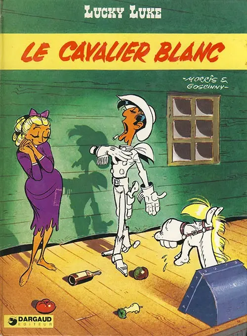 Couverture de l'album Lucky Luke Tome 43 Le cavalier blanc