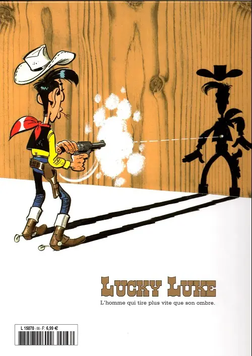 Verso de l'album Lucky Luke La collection Tome 66 Chasse aux fantômes
