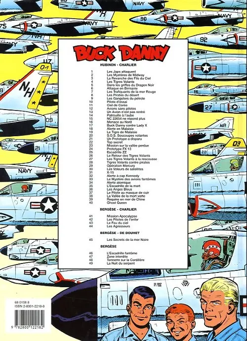 Verso de l'album Buck Danny Tome 46 L'escadrille fantôme