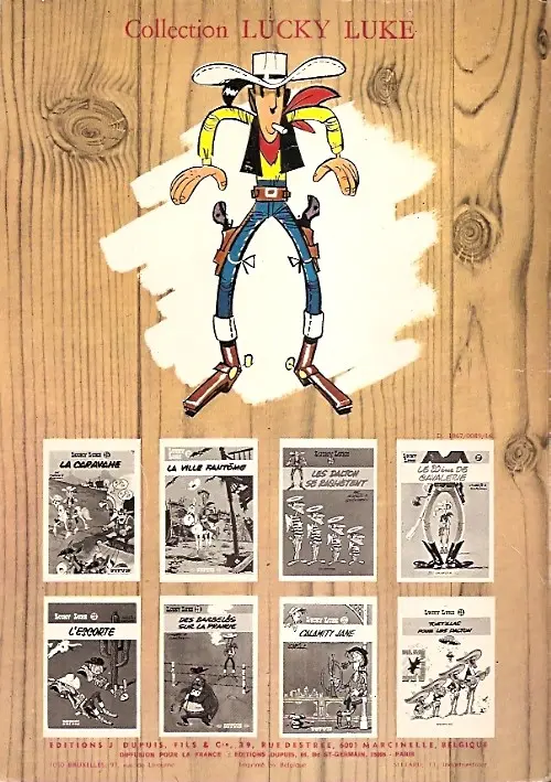 Verso de l'album Lucky Luke Tome 29 Des barbelés sur la prairie