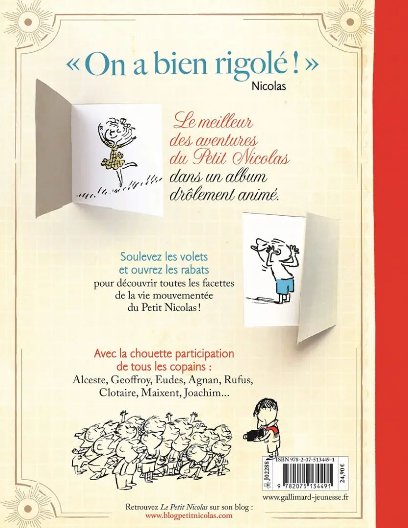 Verso de l'album Le Petit Nicolas Le Grand Livre du Petit Nicolas