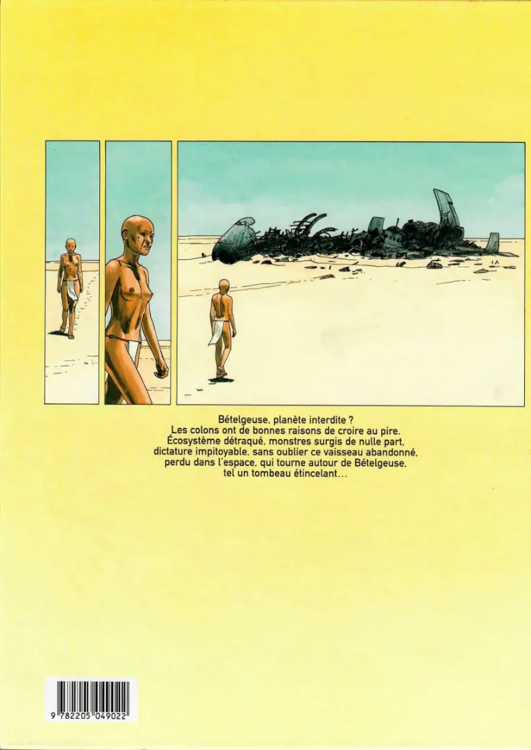 Verso de l'album Bételgeuse Tome 1 La Planète