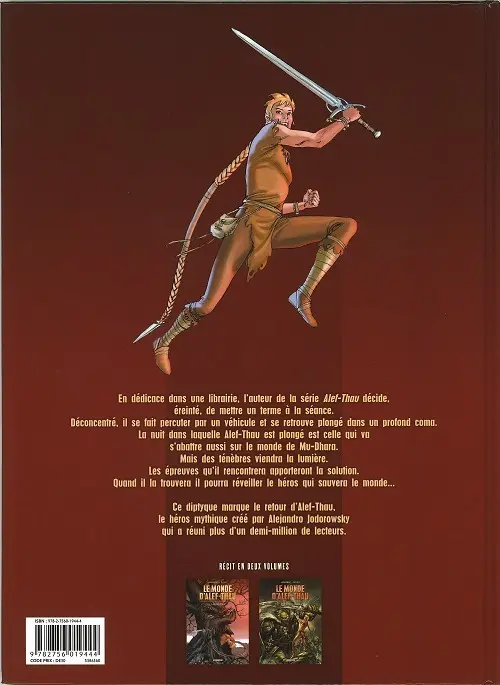 Verso de l'album Le monde d'Alef-Thau Tome 2 Entre deux mondes