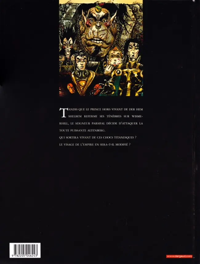 Verso de l'album Chroniques de la Lune Noire Tome 8 Le Glaive de justice