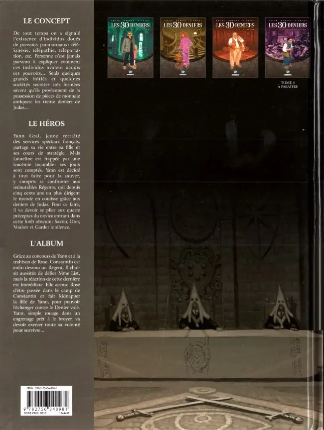 Verso de l'album Les 30 deniers Tome 3 Vouloir