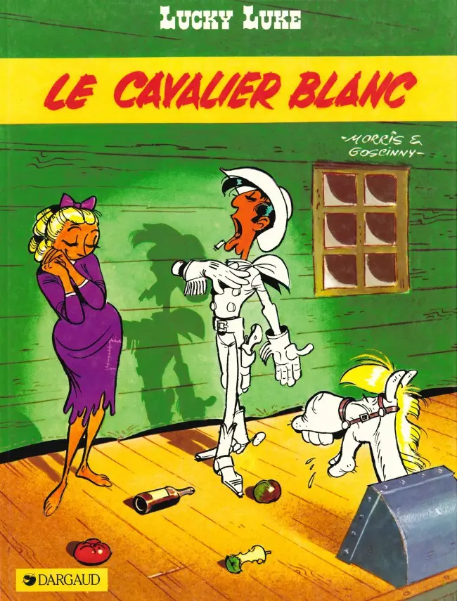 Couverture de l'album Lucky Luke Tome 43 Le cavalier blanc