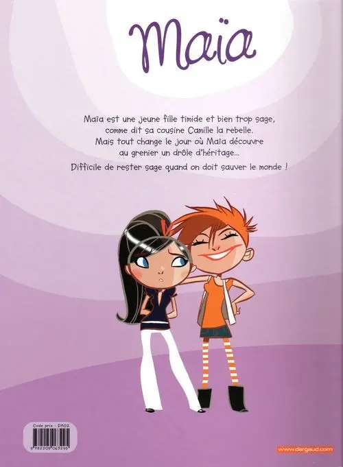 Verso de l'album Maïa Tome 1 La boîte de Pandore