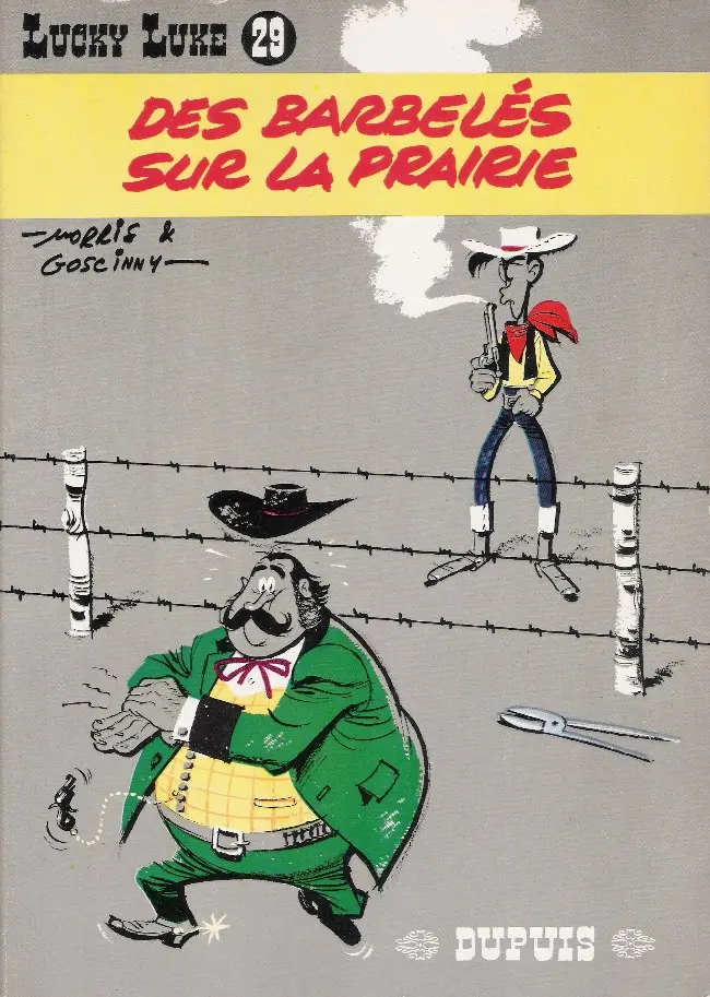 Couverture de l'album Lucky Luke Tome 29 Des barbelés sur la prairie