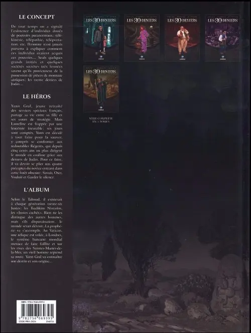 Verso de l'album Les 30 deniers Tome 5 La 36e Tsadik