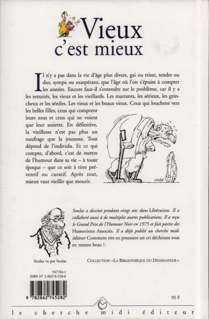 Verso de l'album Vieux c'est mieux