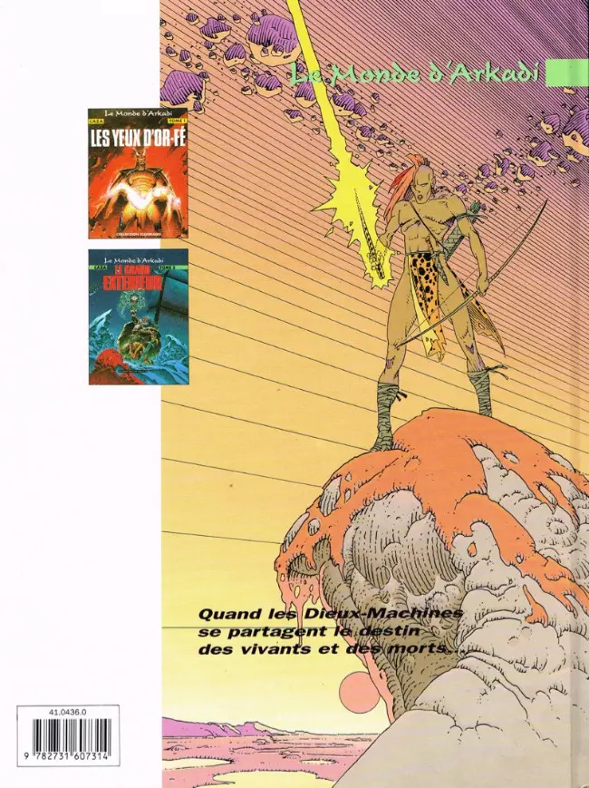 Verso de l'album Le monde d'Arkadi Tome 2 Le grand extérieur