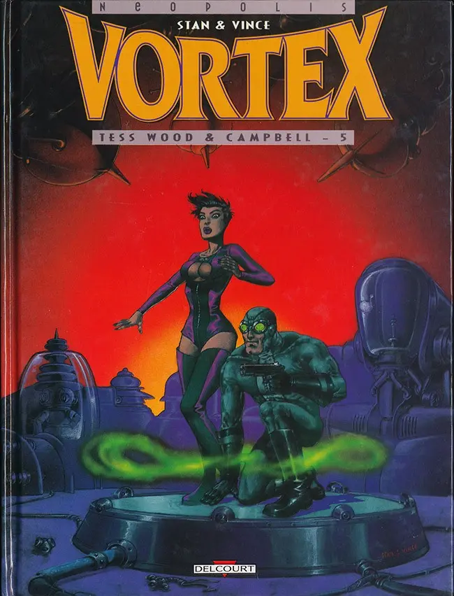 Couverture de l'album Vortex Tess Wood & Campbell 5