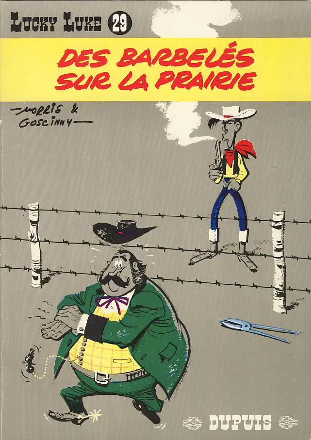 Couverture de l'album Lucky Luke Tome 29 Des barbelés sur la prairie