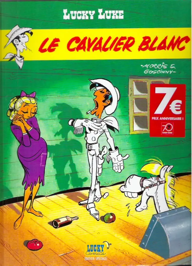 Couverture de l'album Lucky Luke Tome 43 Le cavalier blanc