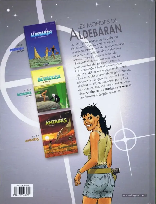Verso de l'album Antarès Épisode 2