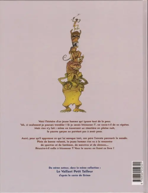 Verso de l'album Apprendre à frissonner