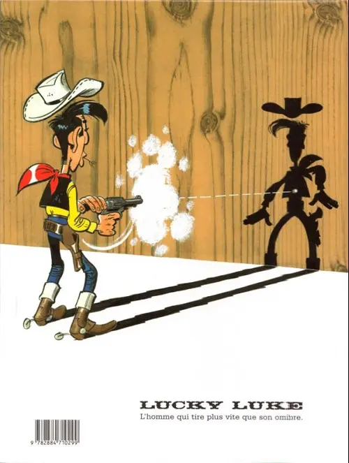 Verso de l'album Lucky Luke Tome 43 Le cavalier blanc