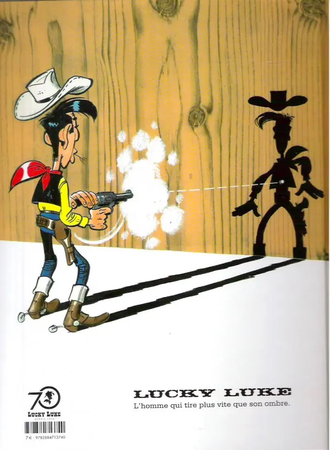 Verso de l'album Lucky Luke Tome 43 Le cavalier blanc