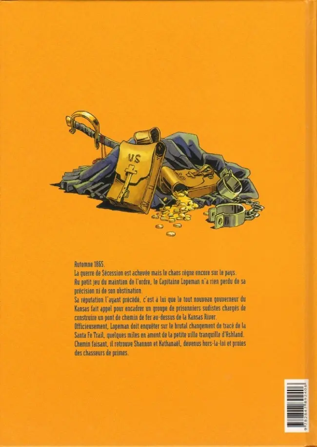 Verso de l'album Gibier de potence Tome 3 Six secrets