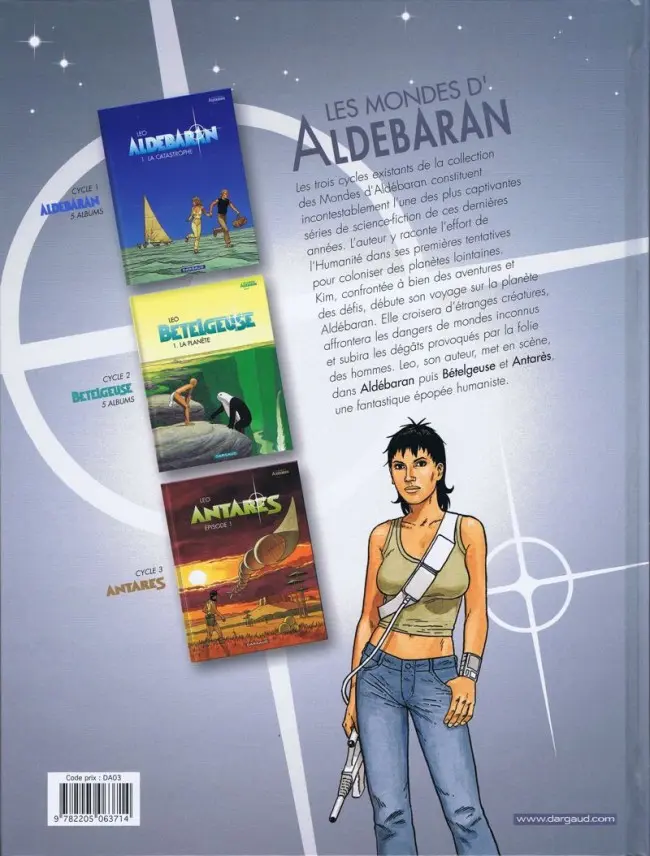 Verso de l'album Antarès Épisode 3