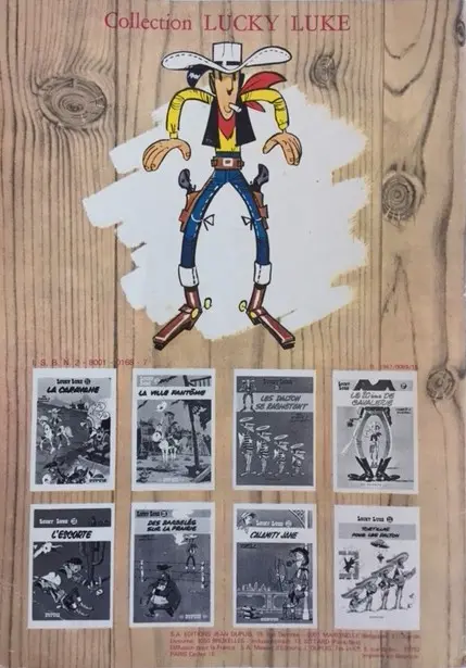 Verso de l'album Lucky Luke Tome 29 Des barbelés sur la prairie
