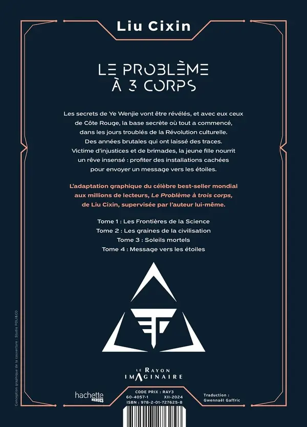 Verso de l'album Le problème à 3 corps 4 Message vers les étoiles
