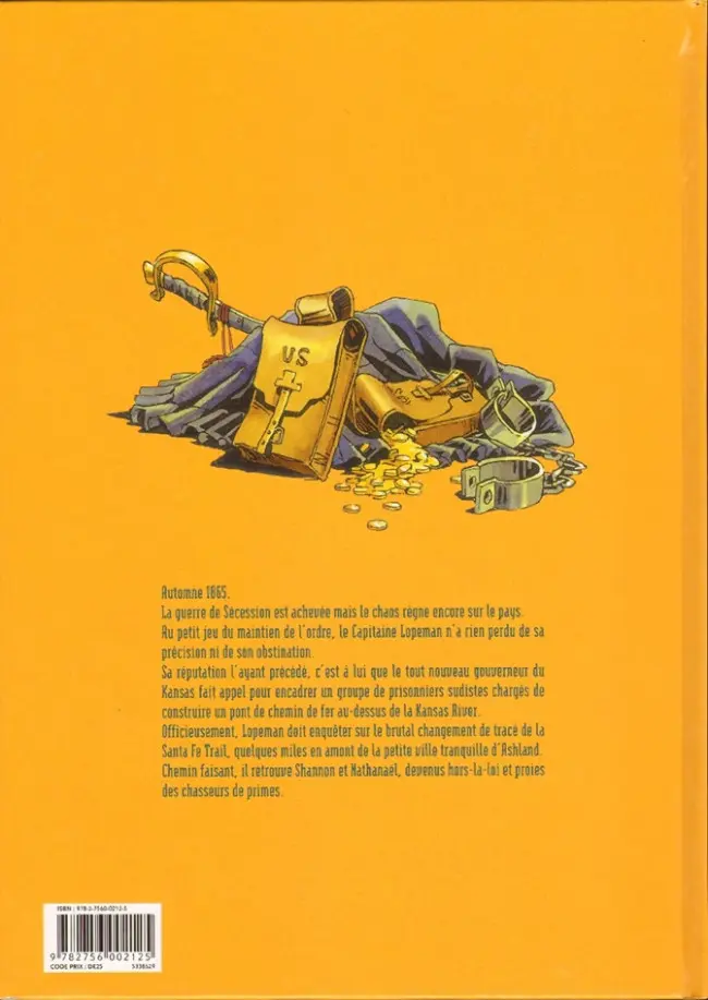 Verso de l'album Gibier de potence Tome 4 Kansas river