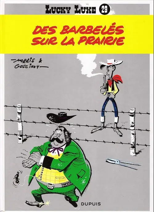 Couverture de l'album Lucky Luke Tome 29 Des barbelés sur la prairie