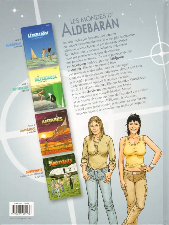 Verso de l'album Antarès Épisode 5