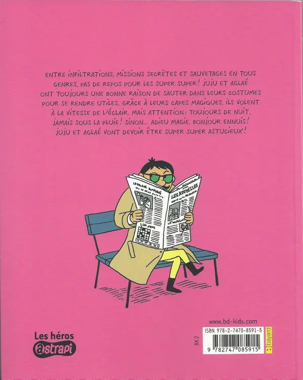 Verso de l'album Les Super super Tome 5 Secrets et manigances