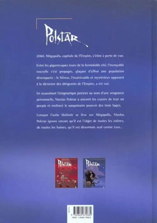 Verso de l'album Polstar Tome 2 Le Monkey