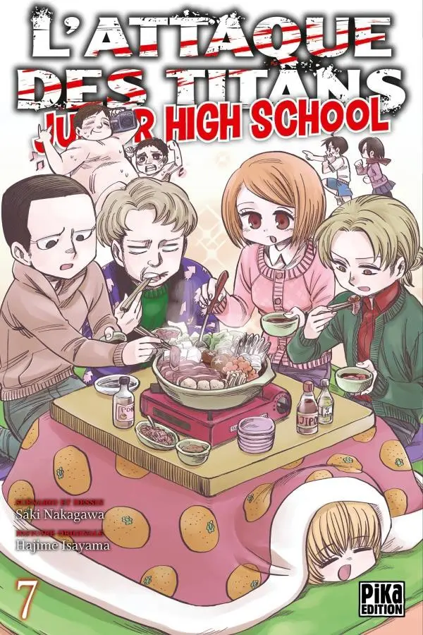 Couverture de l'album L'Attaque des Titans - Junior High School 7