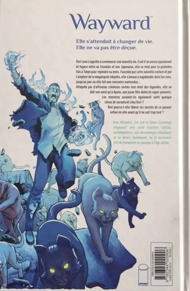 Verso de l'album Wayward Tome 1 Un nouveau départ