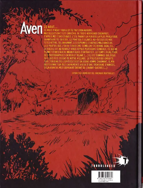 Verso de l'album Aven Tome 2 L'affût
