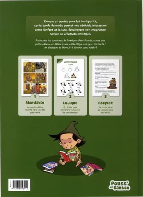 Verso de l'album Le Petit Poucet