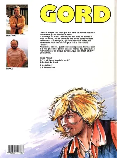 Verso de l'album Gord Tome 2 Le spit du snack