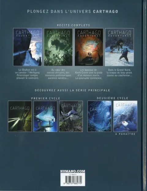 Verso de l'album Carthago Adventures Tome 4 Amarok