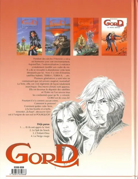 Verso de l'album Gord Tome 4 La neige rouge