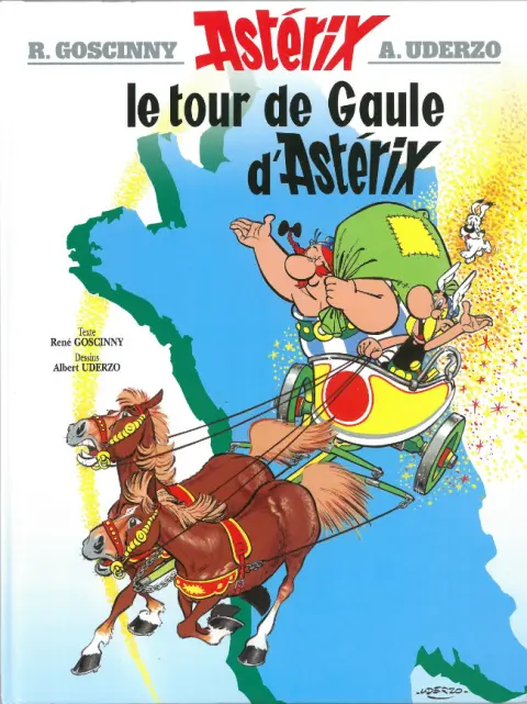 Couverture de l'album Astérix Tome 5 Le tour de Gaule d'Astérix