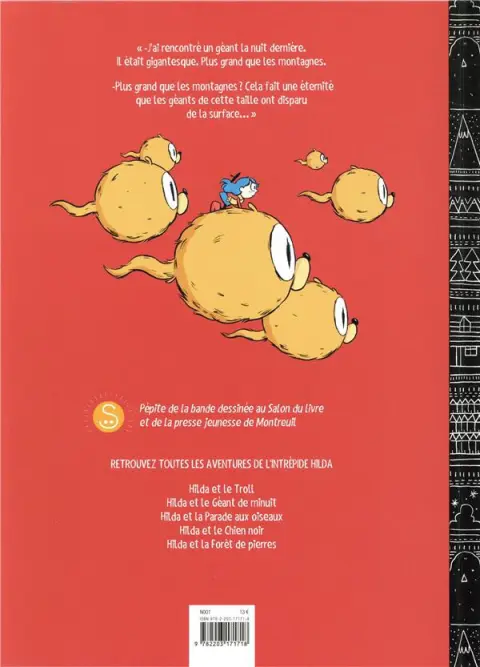 Verso de l'album Hilda Tome 2 Hilda et le géant de minuit